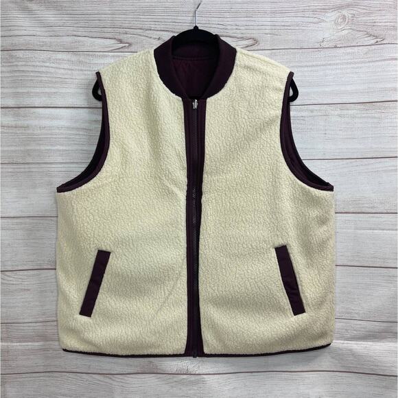 NWT The North Face Cuchillo Reversible Root Brown Vest Women’s Size XL - Picture 6 of 11